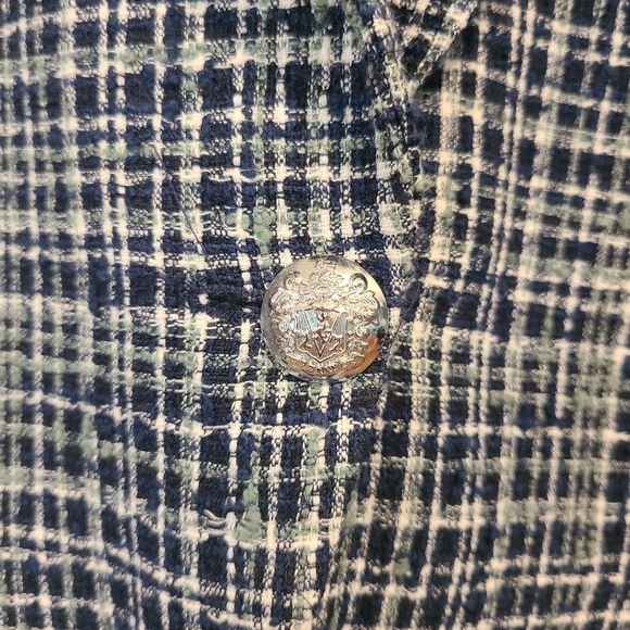 Veronica Beard Ada Cutaway Tweed Dicky Blazer - Picture 7 of 13